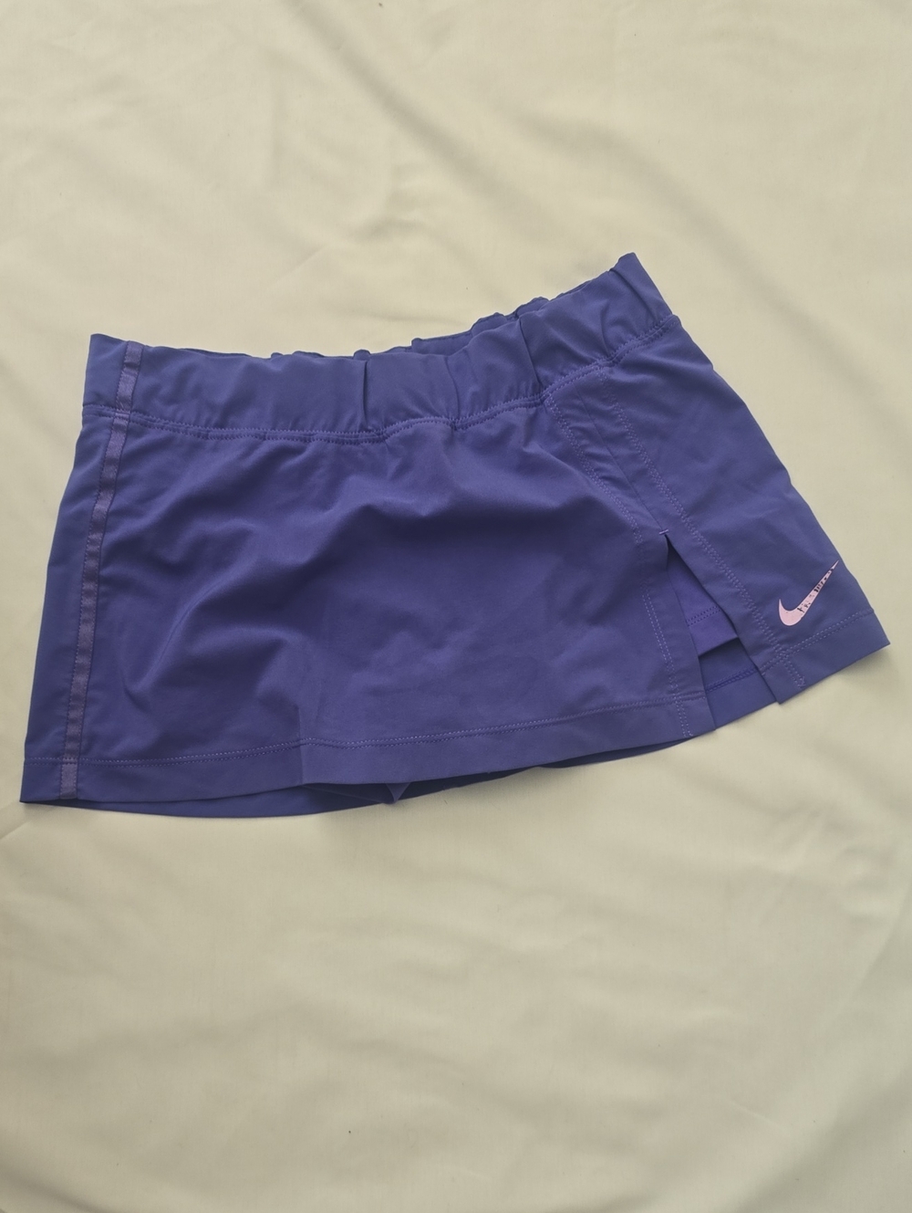 Nike Women's Purple Athletic Skort with Pink Logo S